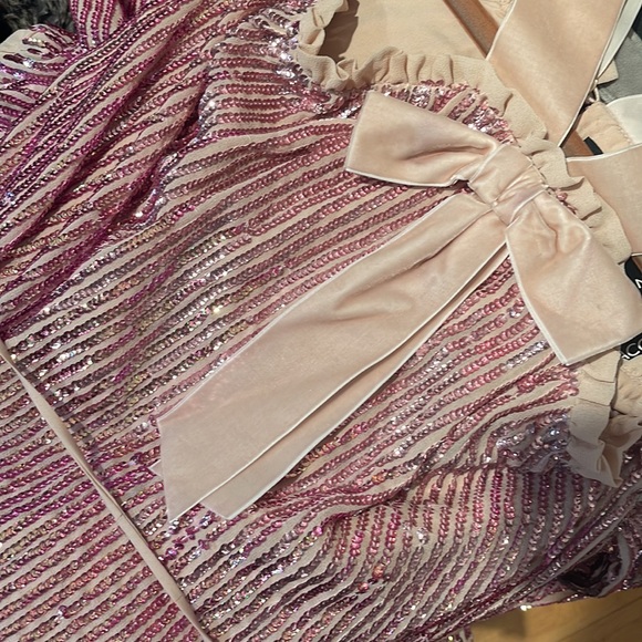 Needle and Thread pink ombré sequence dress - Picture 4 of 11